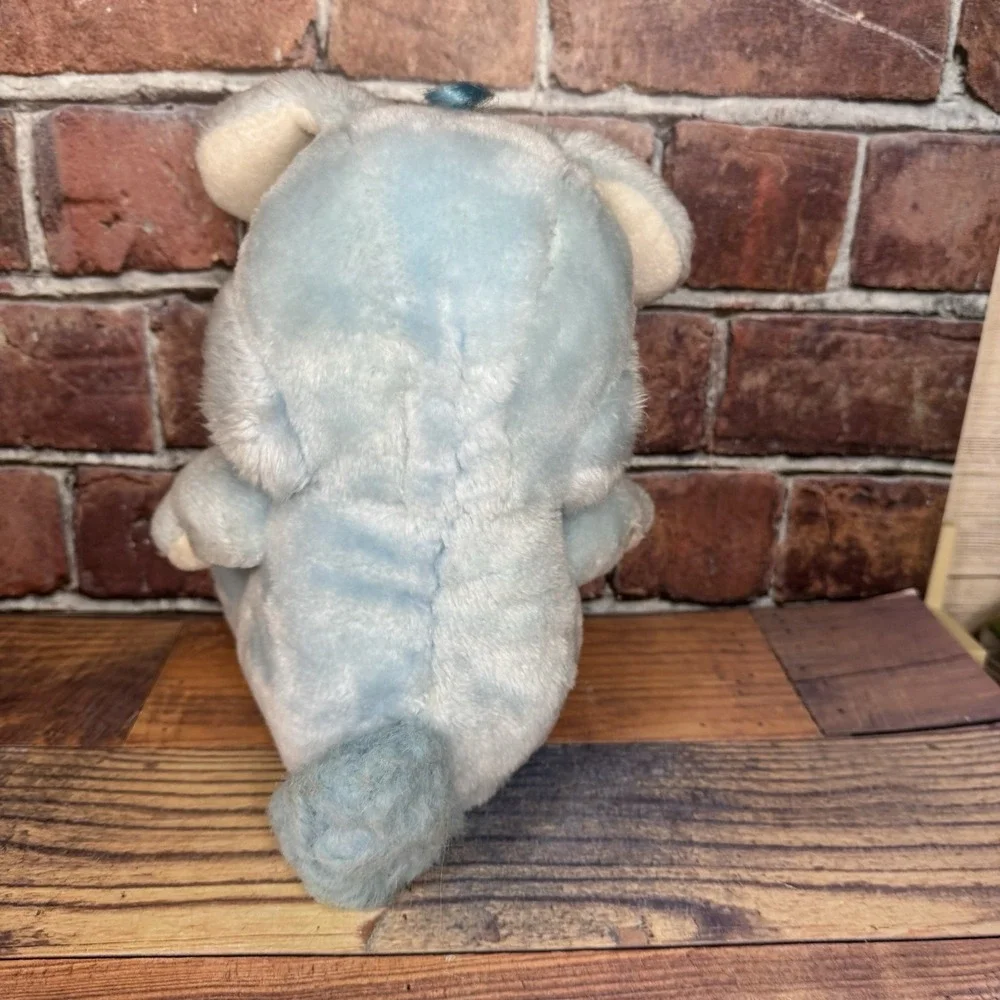 Vintage Care Bear Cousins Plush Swift Heart Rabbit  1984 Kenner Blue Bunny‎